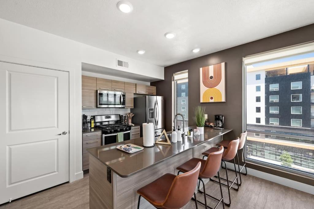 Lux 2 Bd Boho In Heart Of Slc Lägenhet Salt Lake City Exteriör bild